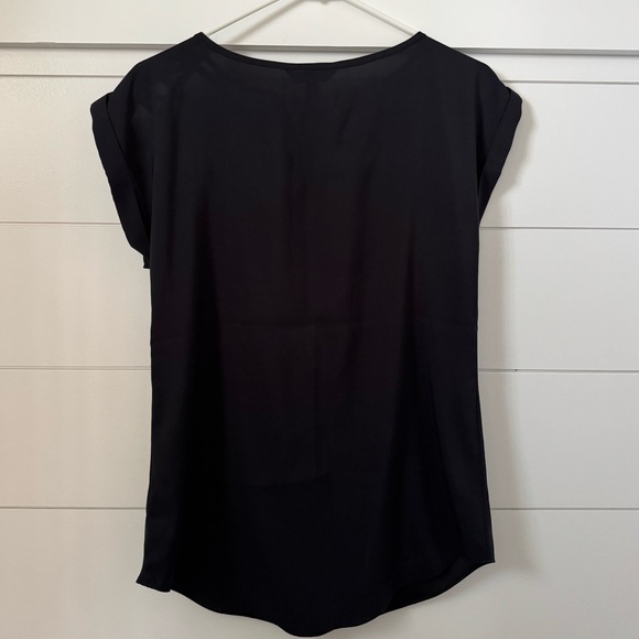 Express Black Lattice Women's Blouse, Women’s XS - Picture 4 of 6